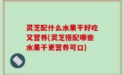 灵芝配什么水果干好吃又营养(灵芝搭配哪些水果干更营养可口)