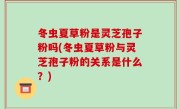 冬虫夏草粉是灵芝孢子粉吗(冬虫夏草粉与灵芝孢子粉的关系是什么？)