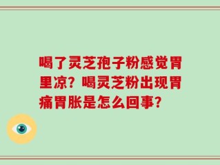 喝了灵芝孢子粉感觉胃里凉？喝灵芝粉出现胃痛胃胀是怎么回事？