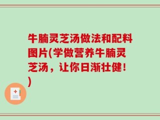 牛腩灵芝汤做法和配料图片(学做营养牛腩灵芝汤，让你日渐壮健！)