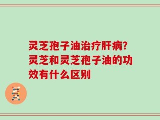 灵芝孢子油治疗肝病？灵芝和灵芝孢子油的功效有什么区别