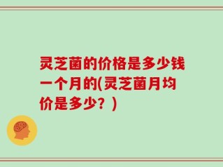 灵芝菌的价格是多少钱一个月的(灵芝菌月均价是多少？)