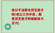 老公干活累吃灵芝孢子粉(老公工作辛苦，服用灵芝孢子粉缓解体力乏力)