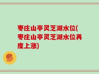 枣庄山亭灵芝湖水位(枣庄山亭灵芝湖水位再度上涨)