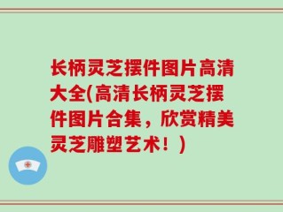 长柄灵芝摆件图片高清大全(高清长柄灵芝摆件图片合集，欣赏精美灵芝雕塑艺术！)