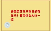 安徽灵芝孢子粉真的存在吗?看完你会大吃一惊