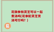 花旗参和灵芝可以一起煮汤吗(花参配灵芝煲汤可行吗？)