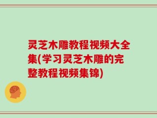 灵芝木雕教程视频大全集(学习灵芝木雕的完整教程视频集锦)