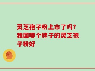 灵芝孢子粉上市了吗？我国哪个牌子的灵芝孢子粉好