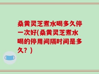 桑黄灵芝煮水喝多久停一次好(桑黄灵芝煮水喝的停用间隔时间是多久？)