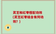 灵芝和红枣搭配功效 (灵芝红枣组合有何功效？)