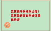 灵芝孢子粉喷粉过程？灵芝是表面有粉好还是无粉好