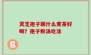 灵芝孢子跟什么煮茶好喝？孢子粉汤吃法