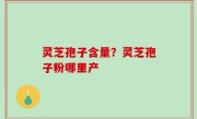 灵芝孢子含量？灵芝孢子粉哪里产