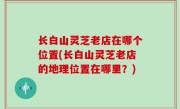 长白山灵芝老店在哪个位置(长白山灵芝老店的地理位置在哪里？)