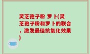 灵芝孢子粉 罗卜(灵芝孢子粉和罗卜的联合，激发最佳抗氧化效果)