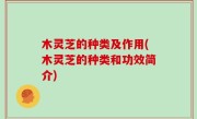 木灵芝的种类及作用(木灵芝的种类和功效简介)