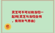 灵芝可不可以和当归一起炖(灵芝与当归合炖，有效补气养血)