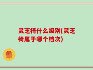 灵芝椅什么级别(灵芝椅属于哪个档次)