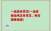 一品堂赤灵芝(一品堂推出纯正赤灵芝，助您健康美丽)