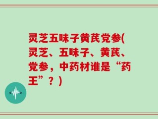 灵芝五味子黄芪党参(灵芝、五味子、黄芪、党参，中药材谁是“药王”？)