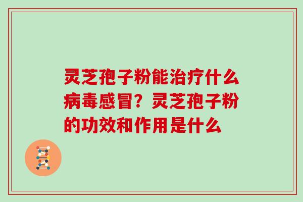 灵芝孢子粉能什么？灵芝孢子粉的功效和作用是什么