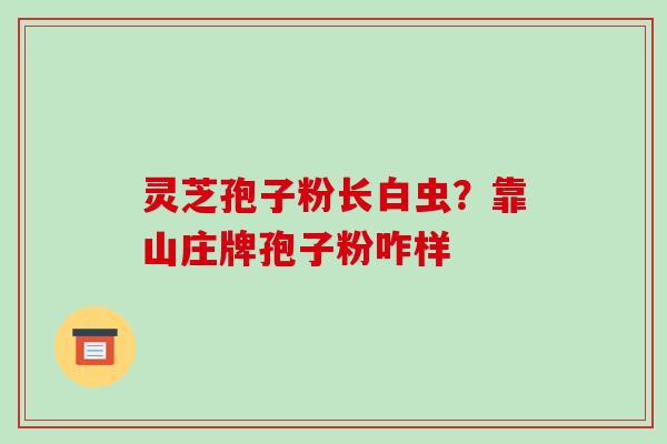 灵芝孢子粉长白虫？靠山庄牌孢子粉咋样