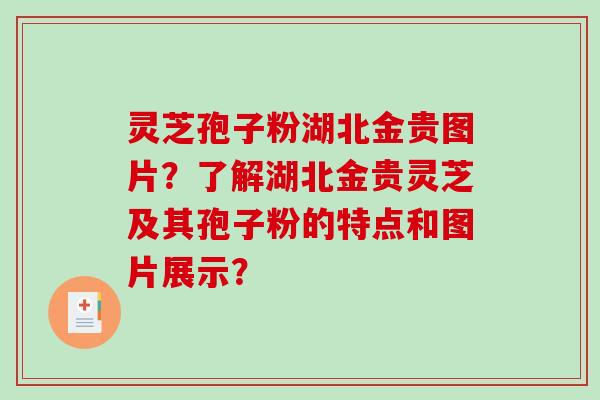 灵芝孢子粉湖北金贵图片?了解湖北金贵灵芝及其孢子粉的特点和图片展示? 灵芝孢子粉湖北金贵图片?了解湖北金贵灵芝及其孢子粉的特点和图片展示?