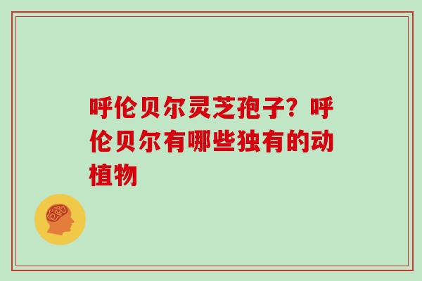 呼伦贝尔灵芝孢子？呼伦贝尔有哪些独有的动植物