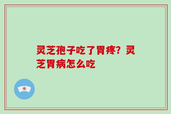 灵芝孢子吃了胃疼?灵芝胃怎么吃 灵芝孢子吃了胃疼?灵芝胃怎么吃