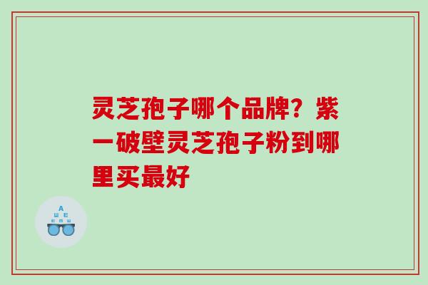 灵芝孢子哪个品牌?紫一破壁灵芝孢子粉到哪里买好 灵芝孢子哪个品牌?紫一破壁灵芝孢子粉到哪里买好