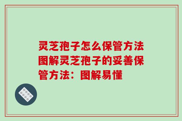 灵芝孢子怎么保管方法图解灵芝孢子的妥善保管方法:图解易懂 灵芝孢子怎么保管方法图解灵芝孢子的妥善保管方法:图解易懂