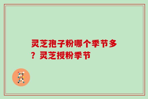 灵芝孢子粉哪个季节多?灵芝授粉季节 灵芝孢子粉哪个季节多?灵芝授粉季节