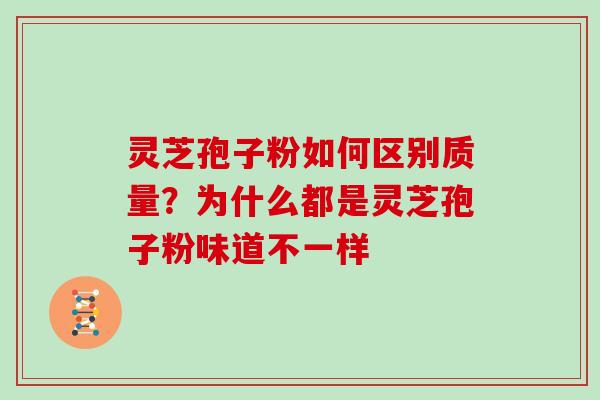 灵芝孢子粉如何区别质量?为什么都是灵芝孢子粉味道不一样 灵芝孢子粉如何区别质量?为什么都是灵芝孢子粉味道不一样