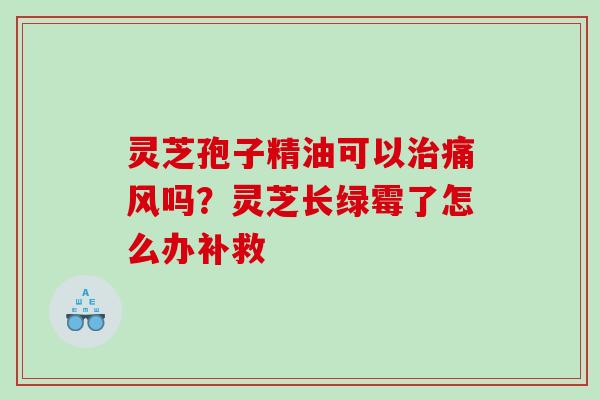 灵芝孢子精油可以痛风吗？灵芝长绿霉了怎么办补救