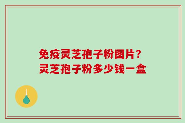 免疫灵芝孢子粉图片?灵芝孢子粉多少钱一盒 免疫灵芝孢子粉图片?灵芝孢子粉多少钱一盒