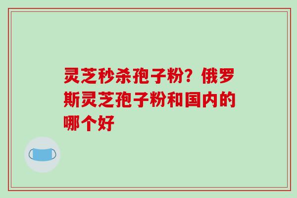 灵芝秒杀孢子粉?俄罗斯灵芝孢子粉和国内的哪个好 灵芝秒杀孢子粉?俄罗斯灵芝孢子粉和国内的哪个好