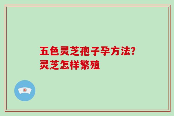 五色灵芝孢子孕方法?灵芝怎样繁殖 五色灵芝孢子孕方法?灵芝怎样繁殖