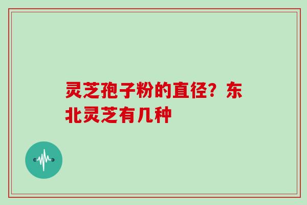 灵芝孢子粉的直径?东北灵芝有几种 灵芝孢子粉的直径?东北灵芝有几种
