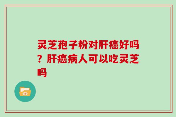 灵芝孢子粉对好吗?人可以吃灵芝吗 灵芝孢子粉对好吗?人可以吃灵芝吗