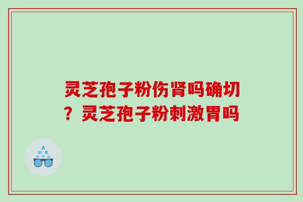 灵芝孢子粉伤吗确切？灵芝孢子粉刺激胃吗