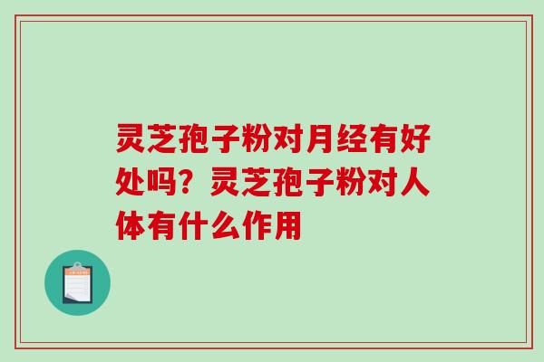 灵芝孢子粉对有好处吗?灵芝孢子粉对人体有什么作用 灵芝孢子粉对有好处吗?灵芝孢子粉对人体有什么作用