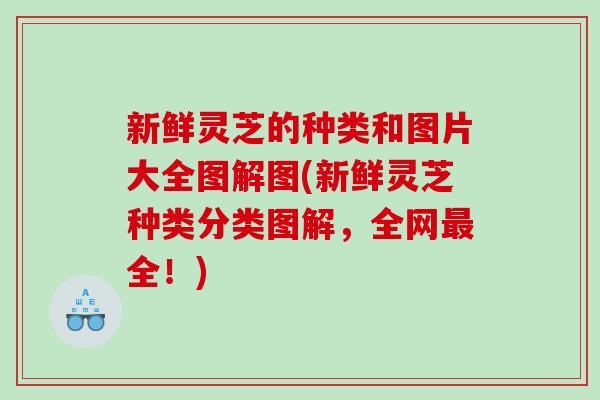 新鲜灵芝的种类和图片大全图解图(新鲜灵芝种类分类图解,全网全!) 新鲜灵芝的种类和图片大全图解图(新鲜灵芝种类分类图解,全网全!)