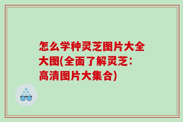 怎么学种灵芝图片大全大图(全面了解灵芝:高清图片大集合) 怎么学种灵芝图片大全大图(全面了解灵芝:高清图片大集合)