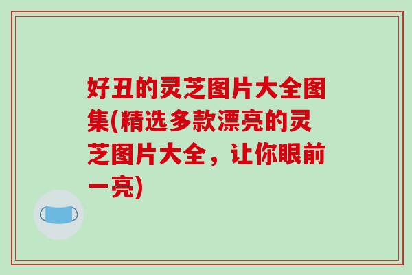 好丑的灵芝图片大全图集(精选多款漂亮的灵芝图片大全，让你眼前一亮)
