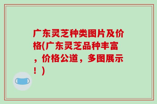 广东灵芝种类图片及价格(广东灵芝品种丰富，价格公道，多图展示！)