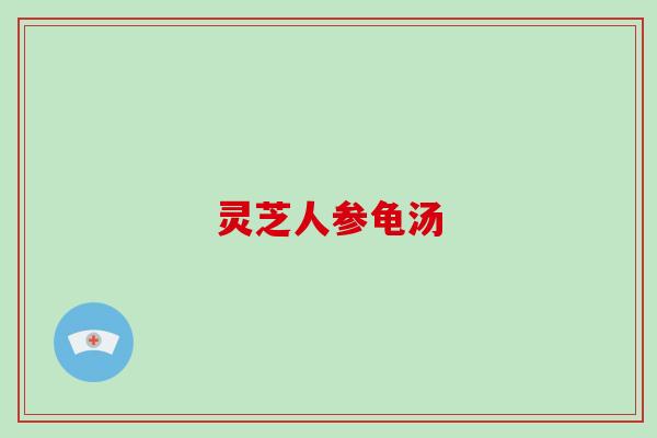 灵芝人参龟汤 灵芝人参龟汤