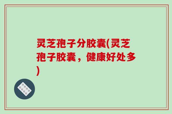 灵芝孢子分胶囊(灵芝孢子胶囊,健康好处多) 灵芝孢子分胶囊(灵芝孢子胶囊,健康好处多)