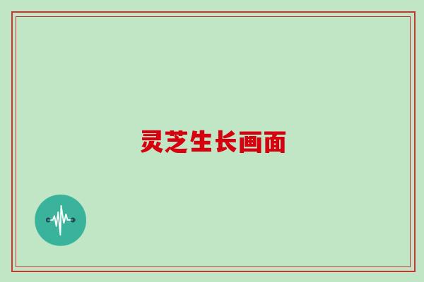 灵芝生长画面