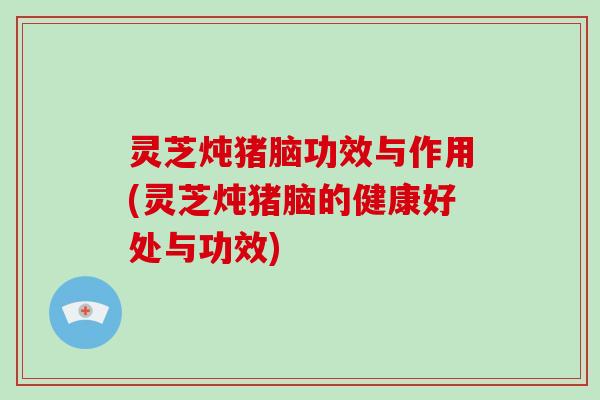 灵芝炖猪脑功效与作用(灵芝炖猪脑的健康好处与功效) 灵芝炖猪脑功效与作用(灵芝炖猪脑的健康好处与功效)